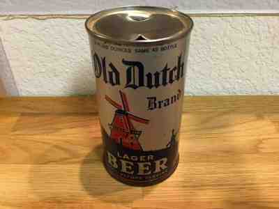Old Dutch Beer (105-35) empty OI flat top beer can by Old Dutch, Brooklyn, NY