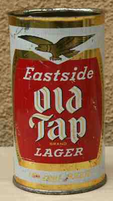 Pabst's Eastside Old Tap Lager Flat Top Beer Can, Los Angeles, CA PBR