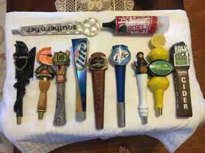 Lot of 11 Beer Pull Tabs Miller Lite, Amber Bock, Shock Top, St George, Southern