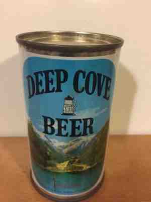 Deep Cove Beer, Flat Top Beer Can, New Zealand Breweries LTD, Auckland