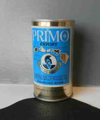 Rare 1975 Primo EXPORT Hawaiian Beer Can Unopened Empty Can Very Nice Condition