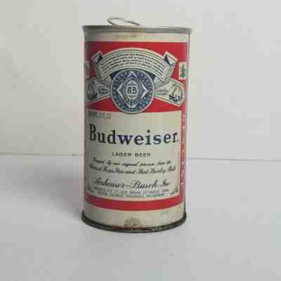 Budweiser 12 Fl Oz. Anheuser-Busch Vintage Pull Tab Beer Can Aluminum Unopened