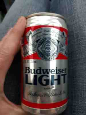 BUDWEISER LIGHT FIRST EDITION BEER CAN - Flat Top Unopened Beer Can