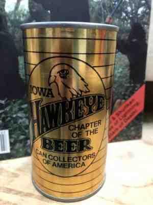 VTG 1975 5th National Beer Can Convention  Iowa Hawkeye Chapter Flt Top Air Seal