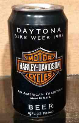 HARLEY-DAVIDSON BEER /"Daytona Bike Week 2000/" Beer Can Tab Never Used!