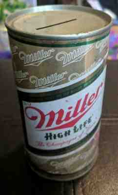 Vintage Coin Bank MILLER High Life BEER CAN