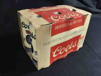 Vintage NOS 1970s COORS Banquet 6 Six Pack Beer 12 Fl Oz Cans Unopened