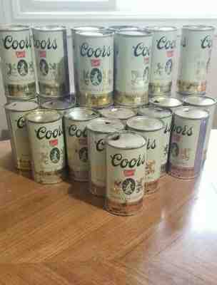 28 Bulk lot Vintage Coors Banquet Steel Beer Can 12 Oz