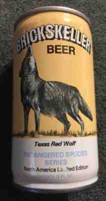 BRICKSKELLER TEXAS RED WOLF ENDANGERED SPECIES CAN PITTSBURGH PA