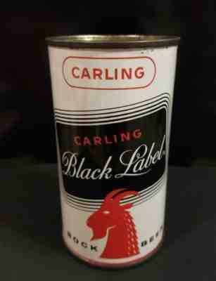 Gorgeous Carling Black Label Bock Flat Top Beer Can...Sweet!!!