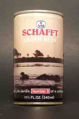 FINAL WEEK! Schafft #9 Steel Tab Top Beer Can from South Africa