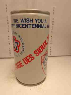 BUDWEISER PORTAGE DES SIOUX, MISSOURI JAYCEES BICENTENNIAL 1976 BEER CAN #206-17