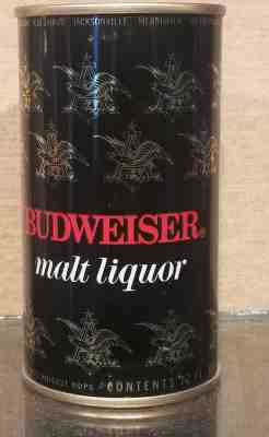 1970 BUDWEISER MALT LIQUOR PULL TAB BEER CAN ANHEUSER BUSCH ST LOUIS MISSOURI