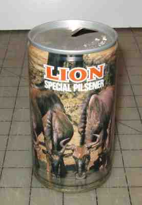 LION Special Pilsener - Johannesburg South Africa Empty Steel Pull Tab Beer Can