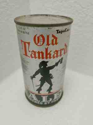 Vintage Old Tankard Ale by Pabst PBR Scarce All Orig. 1936 O/I Flat Top Beer Can