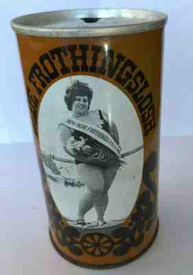 Olde Frothingslosh Pull Top Beer Can ( ORIGINAL BROWN 1968  ), Pittsburgh PA