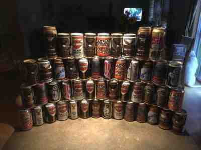 48 HARLEY DAVIDSON BUDWEISER BEER ????MILLER CANS ALUMINUM COLLECTION STURGIS