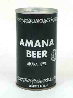 1970s MINNESOTA Cold Spring AMANA BEER 12oz Can Tavern Trove Colonies Iowa