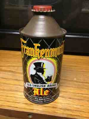 Old Frankenmuth Cone top Old English Brand Ale Beer can