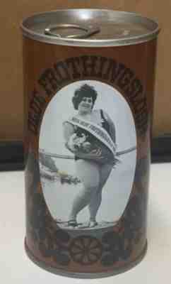 Frothingslosh Pull Tab Steel 1969 Beer Can Ms. Pittsburgh Brewing Company Brown