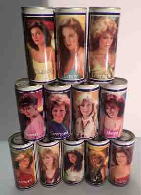 4th PRICE DROP! 12 Tennents Girls Beer Cans from Scotland 