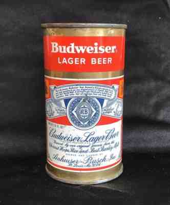 1949 Budweiser Beer Flat Top Can,Anheuser Busch,St Louis,Mo.Nice!