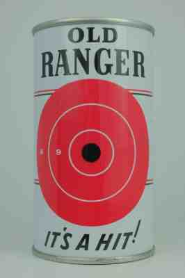 Old Ranger Beer ZIP TAB can, Hornell Brewing, Hornell, NY **MINTY**