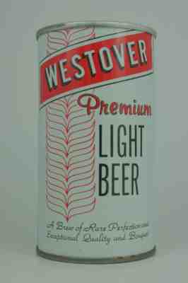 Westover Light Beer pull tab can, Eastern Brewing, Hammonton, NJ **MINTY**