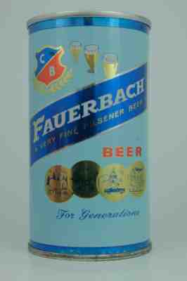 Fauerbach Beer pull tab can, Fauerbach Brewing, Madison, WI *SHARP*