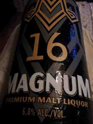 Magnum Beer Can Blowup