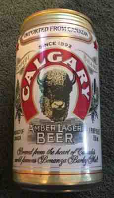 Calgary Amber Lager Beer Canada 25 OZ. Stay Tab Aluminum BEER CAN OKEEFE Brewery