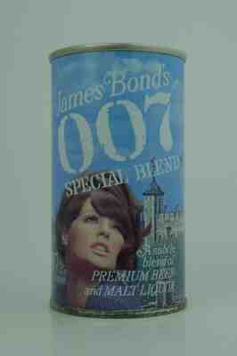 James Bond's 007 pull-tab beer can, National Brew., Phoenix, AZ *NB-595* *MINTY*