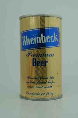 Rheinbeck pull tab beer can, Hofbrau Brewing, Allentown, PA *SUPER RARE*
