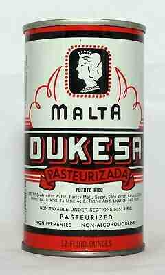 Malta Dukesa Puerto Rico (Non Alcoholic)12 oz. Pull Top Beer Can-Hammonton, N.J.