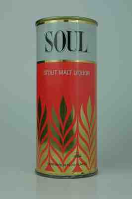 Soul Malt Liquor 16oz. JUICE TAB beer can, Maier Brewing Co., Los Angeles, CA