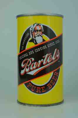Bartels "Professor" pull tab beer can, The Lion Inc, Wilkes-Barre, PA *STUNNING*