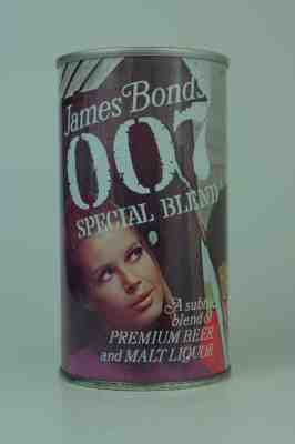 James Bond's 007 pull-tab beer can, National Brew., Phoenix, AZ *NB-594* *MINTY*