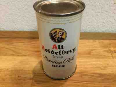 Alt Heidelberg (30-16) empty flat top beer can by Columbia, Tacoma, WA