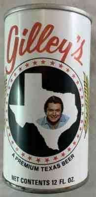 Vintage Pull Tab Beer Can Gilley's Spetzl Brewery Shiner Texas Mickey Gilley