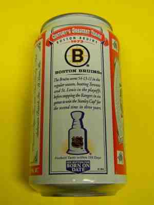  BUDWEISER BEER CAN BOSTON BRUINS HOCKEY TEAM CENTURY'S GREATEST ST. LOUIS