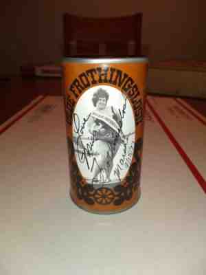 Olde Frothingslosh Pull Tab Top Beer Can Pittsburgh Brewing Company Brown Signed