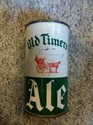Old Timers Ale 12 oz Flat Top Beer Can Cleveland Sandusky Brewing Co.
