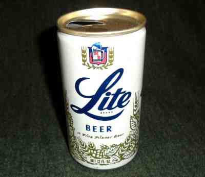 THE FIRST Miller Lite Tab Top Vintage 1960's Beer Can