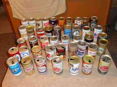 Lot of 43 count,12oz. Old Beer Cans