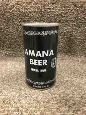 AMANA BEER AMANA IOWA SS BEER CAN; COLD SPRING, COLD SPRING, MN