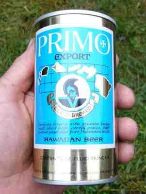 PRIMO EXPORT Hawaiian Beer. Pull Tab. Schlitz Brewing Honolulu Hawaii Can. MINT.