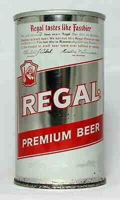 Scarce Regal Premium Beer 12 oz. Zip-Top Pull Top Beer Can-Miami, Florida