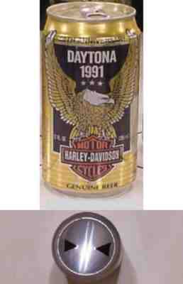HARLEY-DAVIDSON BEER /"Daytona Bike Week 1998/" Beer Can Tab Never Used!