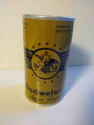 Budweiser 1942 WW2 Withdrawn Tax Hamilton Collection Flat Top Beer Can Replica