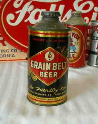 NICE Grain Belt Cone Top Beer Can